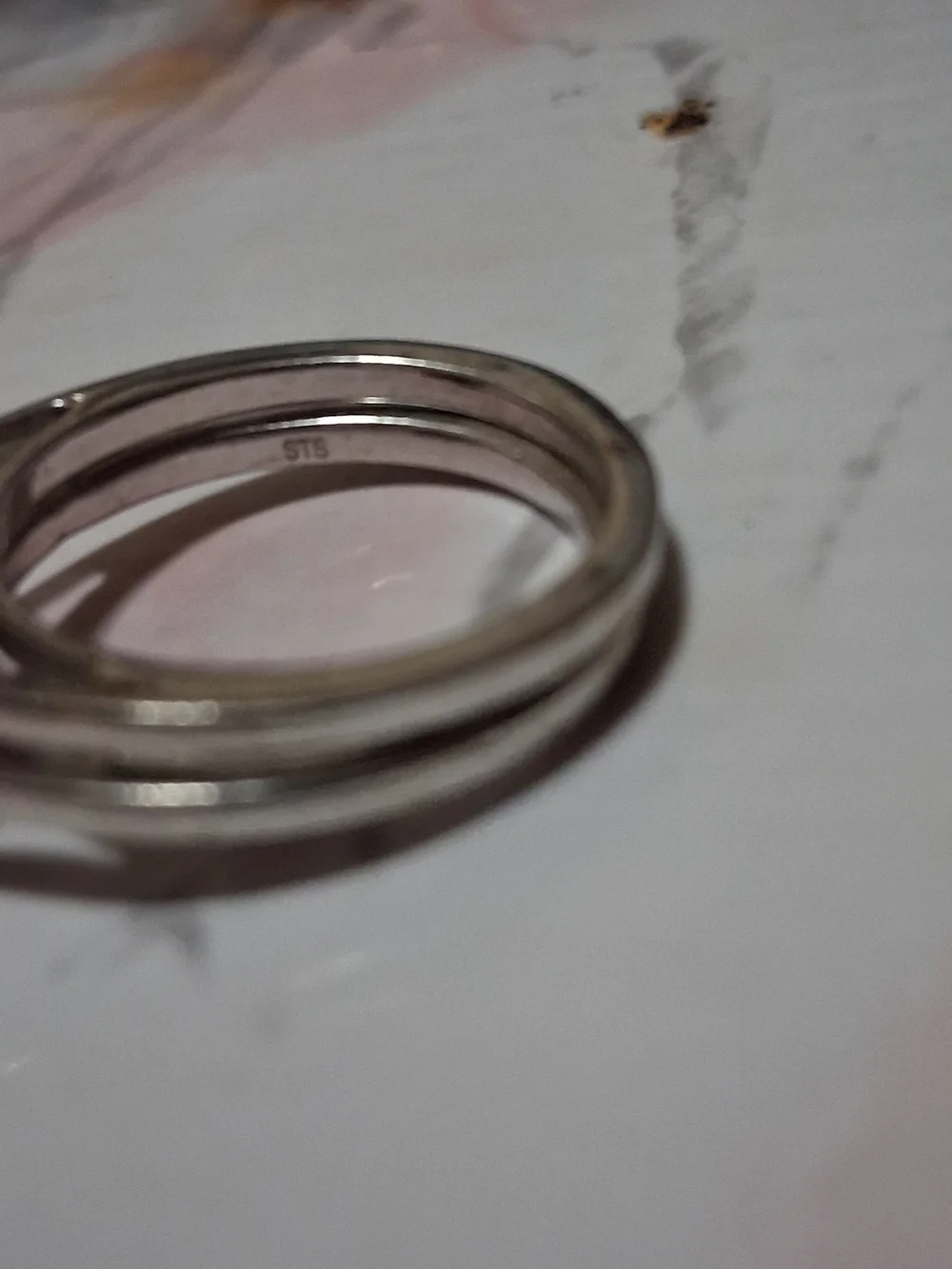 STS Be A BeautfopĺSilver Ring with Pink Square Gemstone